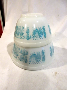 Vintage Pyrex Butter Print Schalen 401 & 402 - Bild 1 von 4