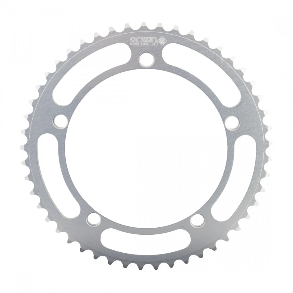 Origin8 49T Single Speed Aluminum Chainring - CNC Machined, 144 BCD, 5-Bolt, - Image 1 of 1