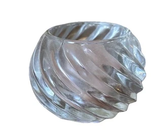 Partylite Illusions coppia portacandele votivi in vetro vortice - Foto 1 di 1