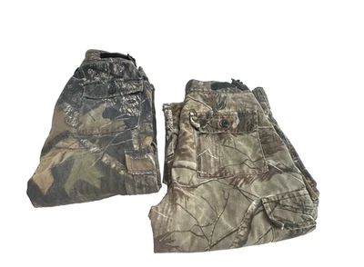 RedHead Silent-Hide Youth Large Camo Hunting Pants RealTree Pattern Cargo  - Image 1 of 4