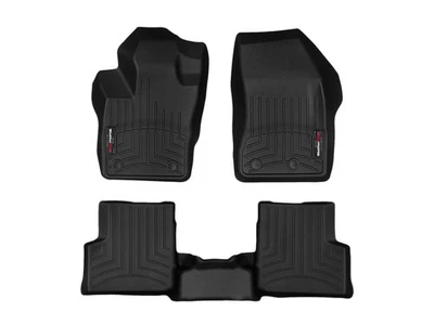 Forro de piso WeatherTech para Jeep Renegade 2015-2023 - primera y segunda fila, negro Foto 1 de 4