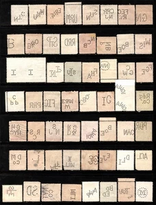 OPC Estados Unidos Perfin Lote 51327 - Imagen 1 de 4