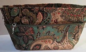 Vercord Handtasche Geldbeutel Organizer Einsatz Reißverschluss Hose 11 Taschen - Bild 1 von 8