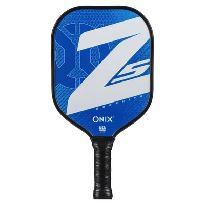 Onix 15.5" Z5 Wide Body Pickleball Paddle - Blue: Graphite, Stiff Flex,