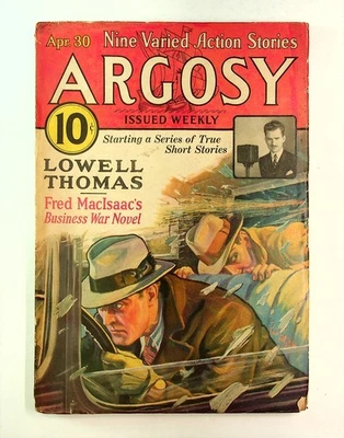 Argosy Part 4: Argosy Weekly Apr 30 1932 Vol. 229 #3 VG/FN 5.0 - Image 1 of 3