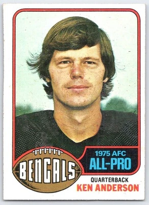 Ken Anderson Bengals 1976 Topps 1975 AFC All-Pro #10 NFL Card - Image 1 of 2