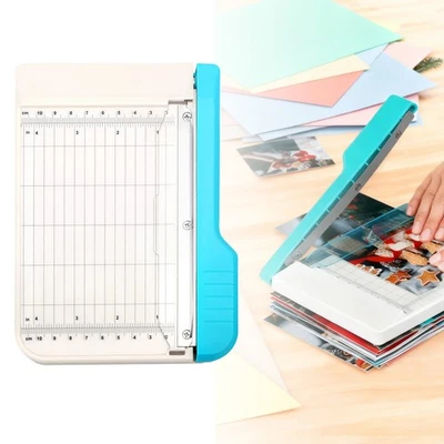 Mini Photo Cutter 7.5" Paper Trimmer with Grid Scale for Photos Craft School Use - Image 1 of 4