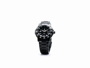 Commander Uhr, Tritium, 45mm, Black SS, t-usaZ BOX - Bild 1 von 2