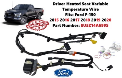 Ford F-150 2015-2022 asiento térmico conductor cable temperatura variable EU5Z14A699S Foto 1 de 4