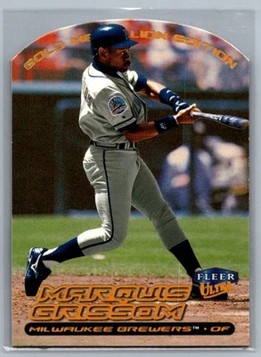 2000 Ultra #136G Marquis Grissom Gold Medallion - Image 1 of 2