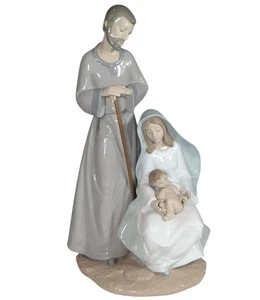 NAO von Lladro Die Heilige Familie 14,5 Zoll Jesus Maria Josef Geburt 1402 - Bild 1 von 10