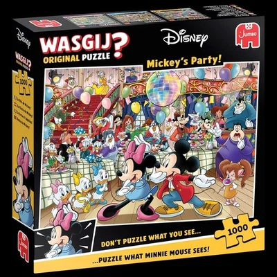 Wasgij Original Disney Mickey's Party Jigsaw Puzzle (1000 Pieces) - Image 1 of 2