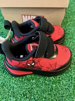 Zapatos Adidas FortaRun Spiderman para bebés/niños pequeños talla 5K Foto 1 de 4