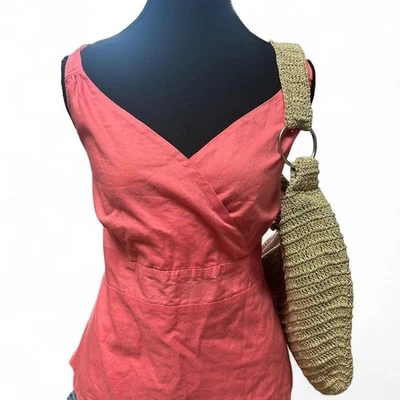 Y2K De Colección Rosa Algodón Camiseta Sin Mangas Babydoll Mujer Grande Fairycore Elenagilbert 00s Foto 1 de 4