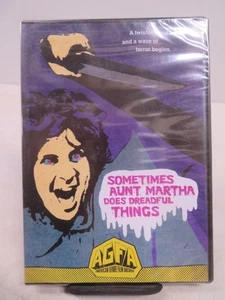 SOMETIMES AUNT MARTHA DOES DREADFUL THINGS- DVD-OUT OF PRINT- DVD! - Picture 1 of 2