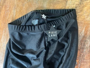 Leggings Pixie Lane Hi Shine negros para niñas talla 11-12. Nuevo con etiquetas - Imagen 1 de 2