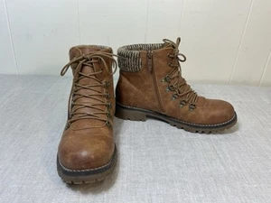 Patrizia by Spring Step Clarris Faux Fur Lined Leather Boots Size US 9.5 EU 40 - Picture 1 of 7