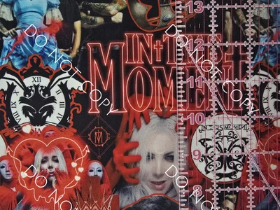 Custom 100% Cotton Woven Fabric In This Moment Band Artist 1/4 Yard 9x56 - Image 1 of 2