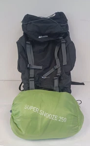 Eurohike Nepal 65L schwarz Wanderrucksack mit Snooze 250 Schlafsack G14 W281 - Bild 1 von 18