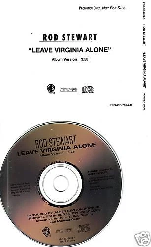 ROD STEWART Leave Virginia Alone PROMO DJ CD single 95 Foto 1 de 1