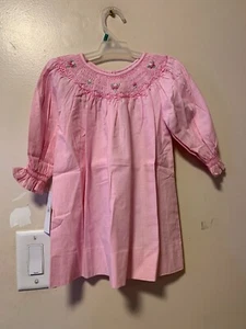 Vestido Fantasie Kids Algodón Rosa Ahumado Talla 24MO Nuevo con Etiquetas - Imagen 1 de 6