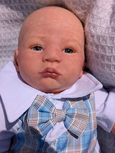 Reborn baby boy. Lillebror by Sabine Altenkirch. Limited edition - Picture 1 of 19