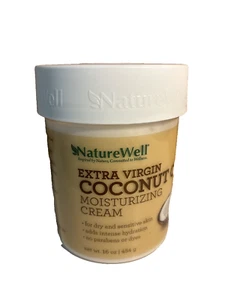NatureWell Coconut Oil Extra-Virgin Moisturizing Cream Natural Oil, 16 Ounce Jar - Picture 1 of 4
