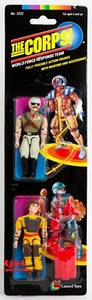 The Corps Chopper & Night Lazer Action Figure 2-Pack Lanard Toys 1992 MOC - Picture 1 of 5