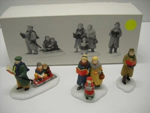 Department 56 "Caroling Thru The City" Set of 3 Figures 5548-4 Heritage Village - Picture 1 of 6