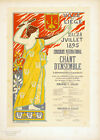 Original Vintage Maitres De Laffiche Von Donnay 1897 Pl 59 Chant Densemble