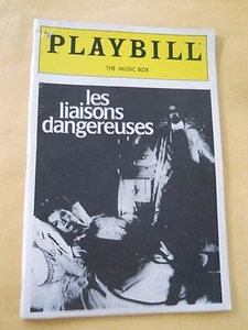 August 1987 - Music Box Theatre Playbill - Les Liaisons Dangreuses - Hugh Simon - Picture 1 of 3