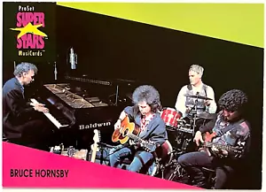 BRUCE HORNSBY ProSet SuperStars MusiCards 1991 USA 1st Ed. CARD 34Yrs! RARE - Bild 1 von 2