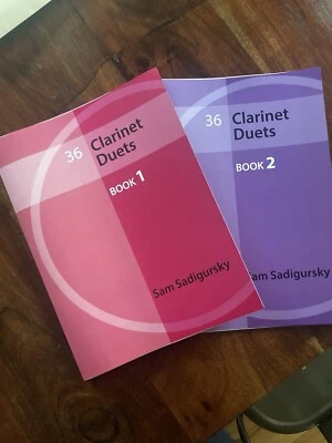 36 Clarinet Duets by Sam Sadigursky - Complete Set of 2 Books - NEW! - Image 1 of 4