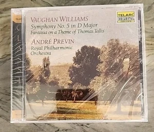 Vaughan Williams: Symphony No 5, Tallis Fantasia (CD, 1990) Andre Previn  - Picture 1 of 6