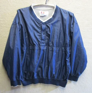 Chaqueta cortavientos de béisbol azul con cremallera Dodger 1/4 para hombre talla M hecha en EE. UU. - Imagen 1 de 5