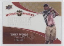 2010 Upper Deck World of Sports Clear Competitors /550 Tiger Woods #CC-13