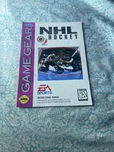 Sega Game Gear POLLETO SOLO NHL Hockey - Imagen 1 de 2