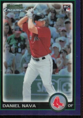 2010 Bowman Chrome Draft Purple Refractors #BDP20 Daniel Nava - Image 1 of 2