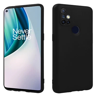 HSP Custodia Per OnePlus Nord N10 | Silicone Opaco Nero Cover Case - Immagine 1 di 4