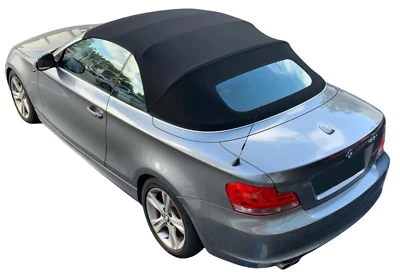 Tapa blanda convertible de repuesto para BMW 128i, 135i Cabrio 2008-2014 RPC negro Foto 1 de 4