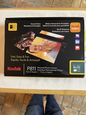 New Kodak P811 Personal Photo & Negative Scanner 8x10 / Black - Image 1 of 4