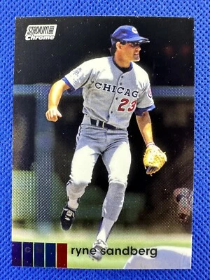 2020 #168 Ryne Sandberg Topps Stadium Club Chrome Baseball Chicago Cubs - Image 1 of 2