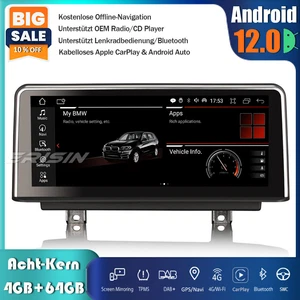 4GB+64GB Android 13 Autoradio GPS DAB+BT für BMW F30 F31 F34 F32 F33 F36 F80 F82 - Bild 1 von 14