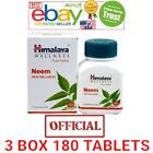Neem Himalaya Official 3 Bottles 180 Tablets Usa Ayurveda Immunity&Blood Support