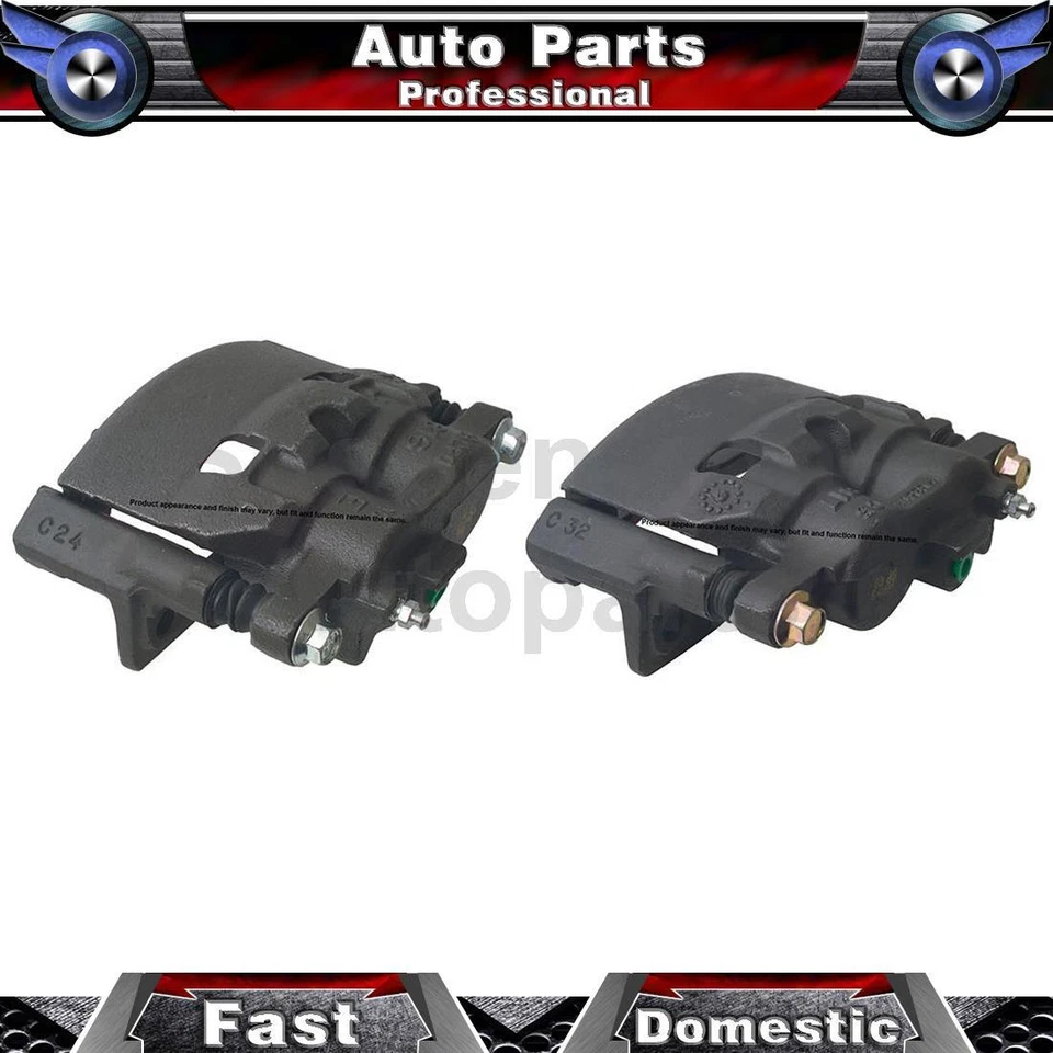 2 pinças de freio dianteiras compatíveis com Chevrolet Monte Carlo 3.4L 1999 1998 1997 1996 1995 - Imagem 1 de 4