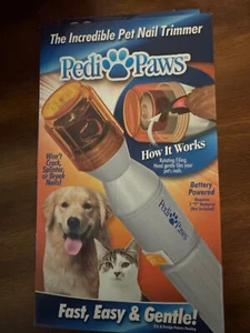 Pedi Paw’s pet nail trimmer NIB New  Battery Powered - Picture 1 of 2