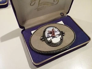 Nuevo Estilo Occidental Impresiones Artísticas Gamuza Águila por Julie Zsupnik Hebilla de Cinturón - Imagen 1 de 4