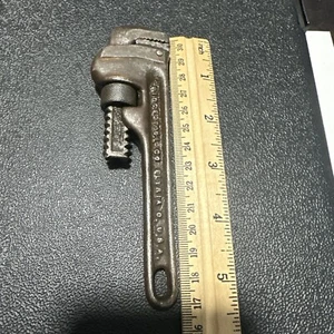 VINTAGE RIDGID 5-1/2” LONG OFFSET PIPE WRENCH 1727623 RIDGE TOOL CO. ELYRIA USA - Picture 1 of 6