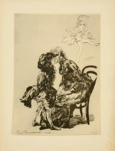 ORIGINAL VINTAGE FRENCH POSTER AVANT LE BALLET BY RENOUARD MODERNE 1897 - Picture 1 of 1