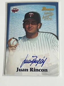 2000 Bowman Draft Picks & Prospects #BDPA26 Juan Rincon Autographs Auto Twins - Bild 1 von 2